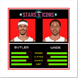 Jimmy Buckets & Flash - NBA Jam “Stars & Icons” Edition Posters and Art